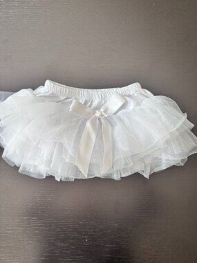 White baby tutu